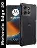 HUPSHY Back Cover for MOTOROLA Moto Edge 50 5G, Moto Edge 50 5G (Black, Shock Proof, Pack of: 1)
