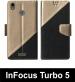 Sbms Infocus Turbo 5 Black Artificial Leather Shock Proof Flip Cover