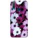 MobiEra Vivo Y15 Purple Flowers Design Plastic Hard Case Cover