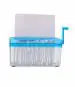 Inditradition Manual Paper Shredder Machine | Hand Operated Paper Cutter | A4 Paper Compatible, Strong Steel Blades (Transparent)