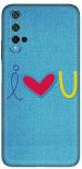 aadia Huawei Honor 20 Pro Matte Vinyl Love Printed Mobile Skin Sticker with Scratch Resistant Lamination