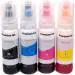 TEQUO 003 Ink for Epson L3110, L3150, L3115, L3116, L3101, L1110, L3151, L3152, L3156, L5190 Printer - Ink Bottle for Epson 003 Ink (4 Colour) Black + Tri Color Combo Pack Ink Bottle Black + Tri Color Combo Pack Ink Bottle