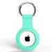 SQUIF Torquise Silicone Anti-Lost Device Locator Tracker Airtag Keychain Protective Sleeve Case For Apple