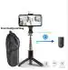 3in1 Selfie Stick Tripod Holder Bluetooth Extendable Selfie Stick with Led Light Wireless Remote &Tripod Stand Tripod, Monopod