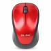GLink GMW-04 Wireless Mouse, 2.4 GHz with USB Nano Receiver, Optical Tracking, - RED Black