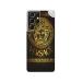 GADGETSWRAP Printed Vinyl Skin Sticker for Samsung Galaxy S21 Ultra - Vrsc Gold