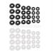Generic Black Silicone Ear Pads Cushion (Pack of 12)