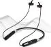 Auxigen D33 Time Bluetooth Neckband With Call Vibration Alert Bluetooth Headset (Black In the Ear)