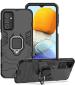 MAMANI Samsung Galaxy F23 Black Thermoplastic Polyurethane Shockproof Back Cover Metal Ring Holder 7.5 x 1 x 16 cm