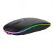 LINKIFY 2.4 G Wireless charging mouse / 500 mah Battery with Led Lights, Compatible with iPad/Laptop/PC/Mac/Windows - Black