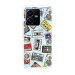 Emble Label CASSETTE AESTHETIC Soft Silicone Case For Vivo Y22( TPU | Soft ,Vivo Y22| Multicolor )