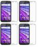 Vizio Moto G3 Transparent Tempered Glass Touch Sensitive and Anti-Shatter Screen Protector with Wet and Dry wipes - 8x 15 cm - (Pack of 4)