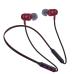 NBT-6858 30 HOURS MUSIC PLAY TIME WIRELESS BLUETOOTH In Ear, BLUETOOTH NECKBAND EARPHONE RED)