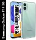 PAEDICON Back Cover for Samsung Galaxy F14 5G (Transparent, Grip Case, Silicon, Pack of: 1)