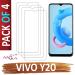 aadia SCREEN GUARD PROTECTOR FOR VIVO Y20 (4 PC. PACK)