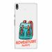 Prindear Huawei Ascend P7 Mobile Hard Poly Carbonate Back Cover - Adventure Awaits