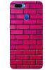 MobiEra Oppo A5 Red Bricks Design Plastic Hard Case Cover