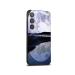 GADGETSWRAP Printed Vinyl Skin Sticker for Samsung Galaxy S23 - full moon reflection