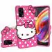 Clickaway Infotech Realme 8 4G Premium Soft Touch Girls/Women Most Like Favourite Hello Kitty Back Case Cover