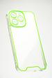 GADGET TOWN Luminous Glow in the dark premium Transparent back cover for 15 iPhone (Green)_