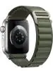 CLUBCLASSY New T800 Ultra Watch Smartwatch 1.9 HD Display Bluetooth Calling SmartWatch (Silver Dial with Olive Green Alpine Strap)