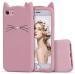 Mbcase Apple Iphone 5S Pink Rubber Back Cover