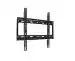 Alexvyan Fixed Bracket 40 Kgs Weight Capacity Tv Wall Mount Stand 26 To 55 Inch For Televisions (Black)