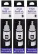 Technart Black Refil Ink For Epson L350 Multi-Function Printer - Compatible ink - 70 ML Each Bottle Black Color Ink (Pack Of 3)