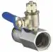 Pireti-Aqua Brass Ro Inlet Valve And Nipple Set (Pack Of 3)