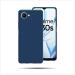 SUPER-ME Realme C30s Blue Plastic Dust Proof Mobile Back Cover