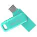 SanDisk Ultra Dual Drive Go 256GB USB 3.0 Type C Pen Drive for Mobile (Mint Green, 5Y)