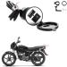 Zieozed 2.1A Quick Fast Charging Usb Charger For Hero, Honda, Tvs, Yamaha, Bajaj, Suzuki, Royal Enfield, Ktm, Kawasaki Universal For Bike