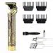 CONSONANTIAM Trimmer For Men || Buddha Style Trimmer For Hair Remover || Professional Rechargeable Cordless Electric Hair Trimmer Waterproof (Golden)