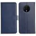 Orosky OnePlus 7T Flip Cover Case | 360 Protection | Inbuilt Stand & Pockets | Wallet Style Leather Flip Back Cover Case for OnePlus 7T (Blue)