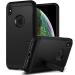 Spigen Back Cover for iPhone Xs Max (TPU; Poly Carbonate|Black)
