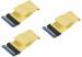 AdzMozi -40 Pins 80 Wire PATA EIDE IDE Hard Drive DVD Ribbon Cable IDC 40 80 Conductor - Pack of 3