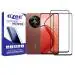 eZell REALME P1 5G FULL TEMPERED GLASS By D+ (2 Packs), ESD Anti-Static, Sensitive touch Edge to Edge Full Glue Tempered Mobile Screen protector with Wet & dry Wipes (Black),