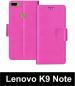 Sbms Lenovo K9 Note Pink Artificial Leather Shock Proof Flip Cover