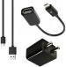 Webilla Wall Charger Accessory Combo For Xiaomi Redmi Note 5 Pro (Black)