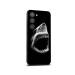 GADGETSWRAP Printed Vinyl Skin Sticker for Samsung Galaxy S23 - White Black Shark