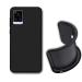HANIRY Soft Silicone Back Cover Vivo V20 back cover | Vivo V2025 back cover | Vivo V20 Plain Black back cover | Black
