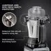 Hamilton Beach 58770-IN Professional Juicer Mixer Grinder 1400W Rated Motor, Triple Overload Protection, 3 Stainless Steel Leakproof Jars, Black