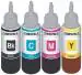 ANG Refill Ink for Use in Canon Pixma Ink Tank G 3000 Multi-Function Printer - 100 ML Each Bottle Tri-Color Ink Cartridge