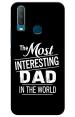 Mobiera Interesting Dad Quote Printed Back Cover Case For Vivo Y11