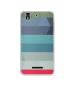 Casotec Colorfull Lines Design Printed Silicon Soft TPU Back Case Cover for Yu Yureka