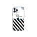 GADGETSWRAP Printed Vinyl Skin Sticker for Apple iPhone 12 Mini - Off White Wallpaper