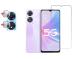 ISAAK Tempered Glass and Back Camera Lens Protector for OPPO A78 5G (COMBO PACK)