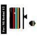 Mobi Elite Three Strip Printed Hard Back Cover Case with Mobile Holder, Pop holder, Pop socket for Mi Redmi Y2