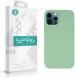 Sprig Liquid Silicone Green Back Cover For Apple Iphone 12 Pro, Iphone 12 Pro