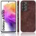 Excelsior Premium PU Leather Hard Back Cover case for Samsung Galaxy A73 (Coffee)